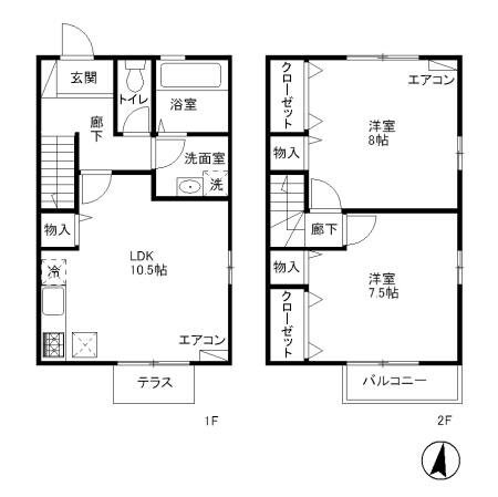 ワイズハウスの物件間取画像